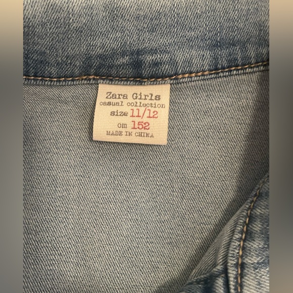 🏷️Zara Girl’s Jean Vest - Picture 4 of 4